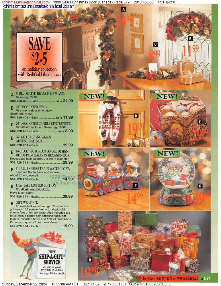 1999 Sears Christmas Book (Canada), Page 579