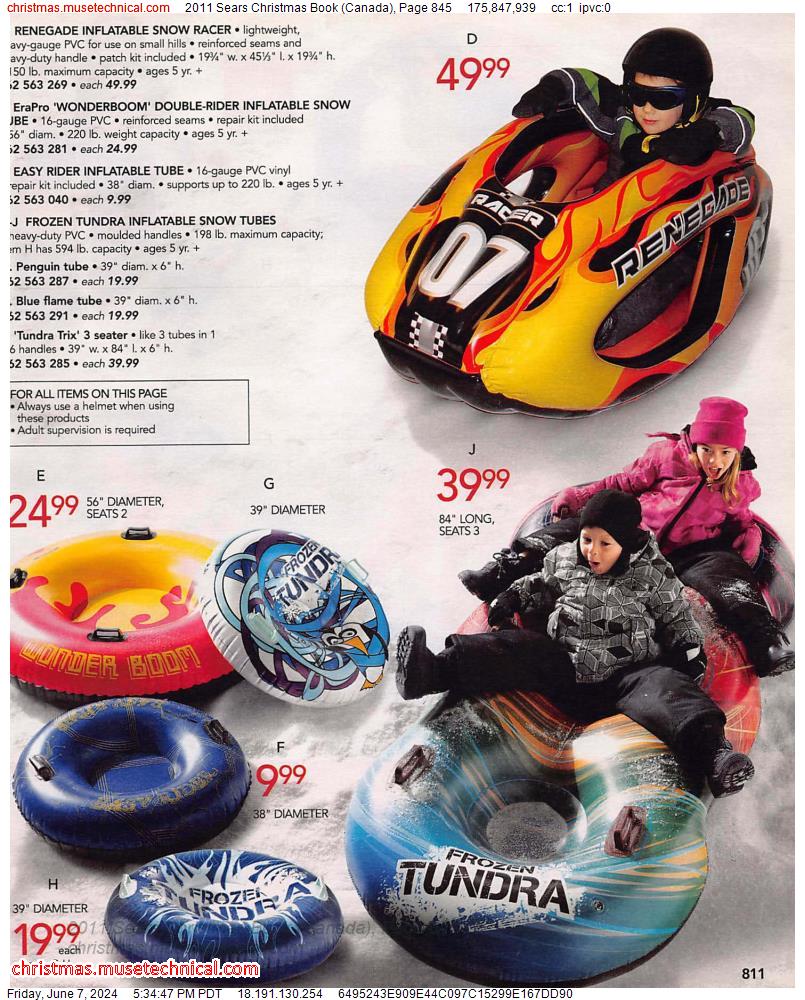 2011 Sears Christmas Book (Canada), Page 845