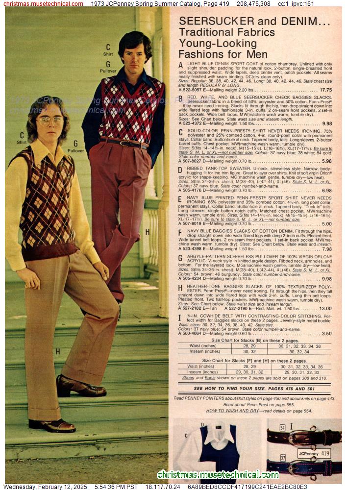 1973 JCPenney Spring Summer Catalog, Page 419