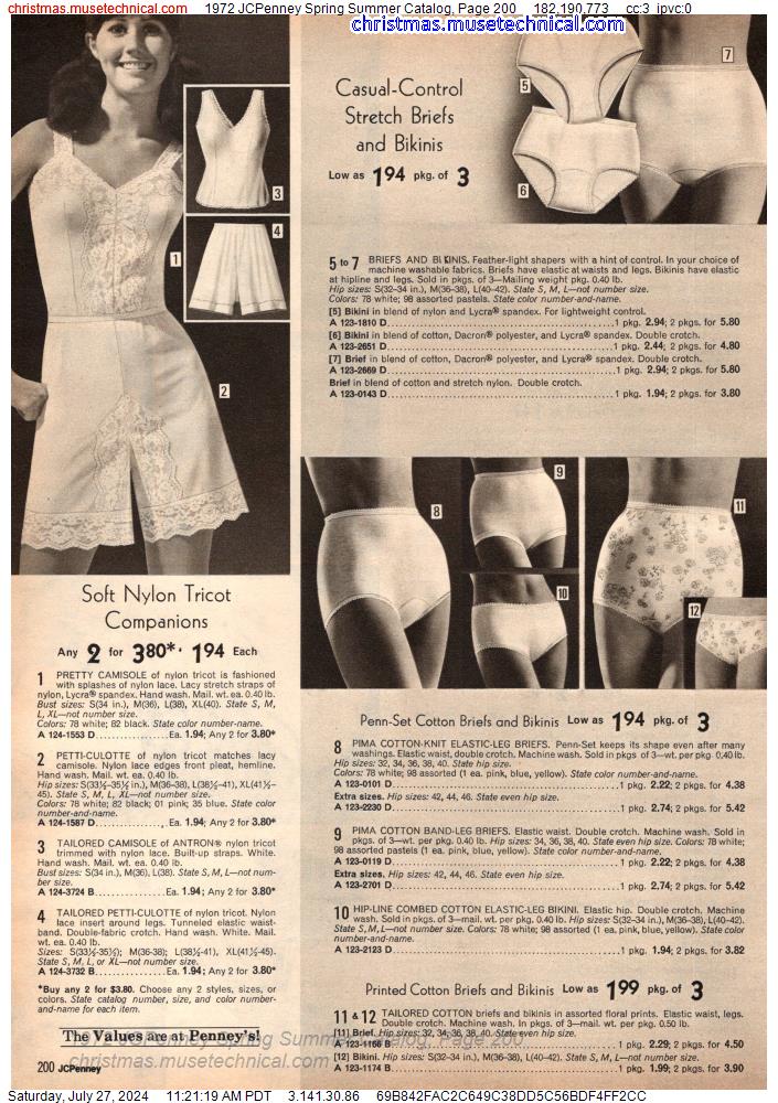 1972 JCPenney Spring Summer Catalog, Page 200