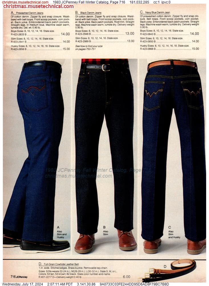 1983 JCPenney Fall Winter Catalog, Page 716