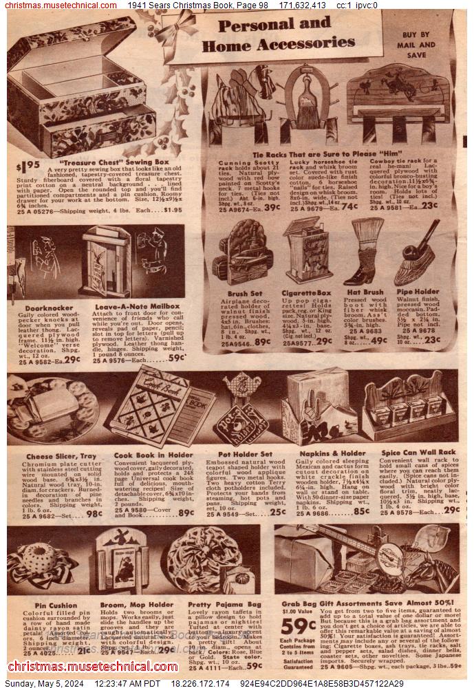 1941 Sears Christmas Book, Page 98