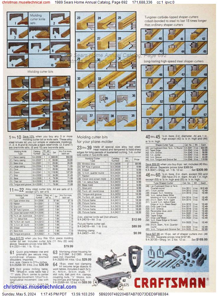 1989 Sears Home Annual Catalog, Page 692