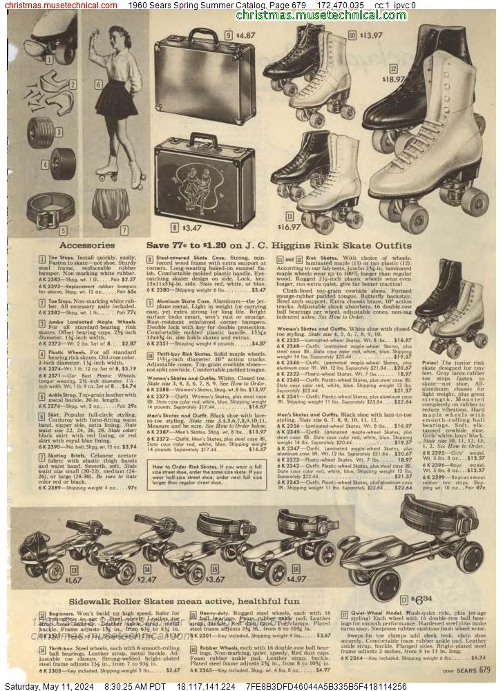 1960 Sears Spring Summer Catalog, Page 679