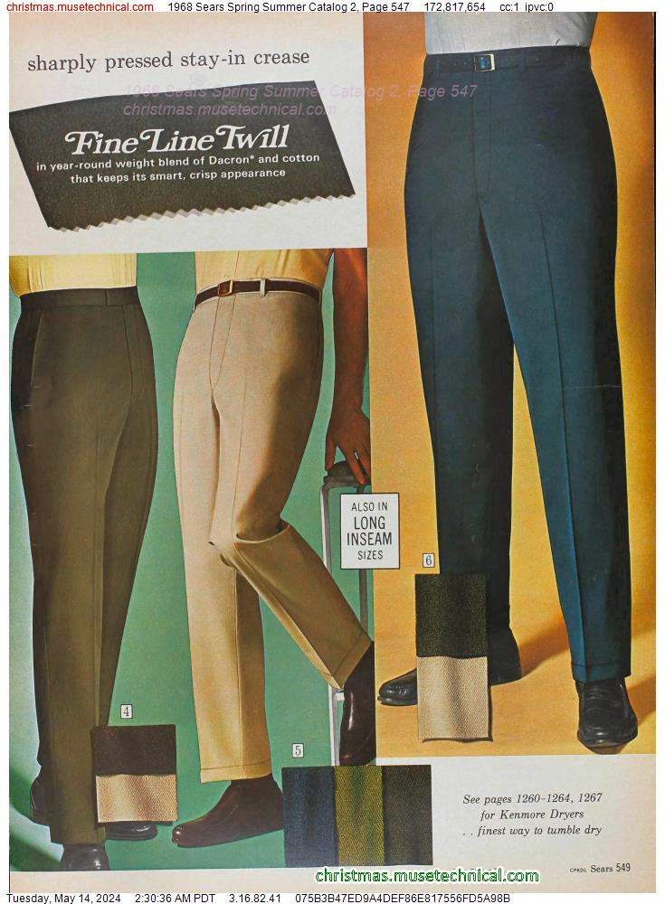 1968 Sears Spring Summer Catalog 2, Page 547