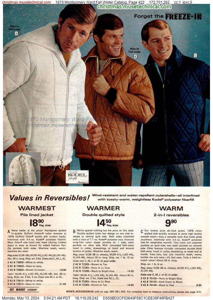 1970 Montgomery Ward Fall Winter Catalog, Page 422