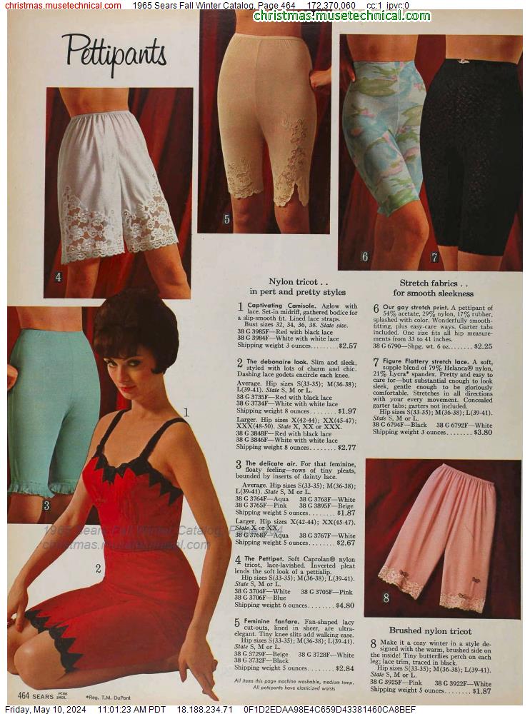 1965 Sears Fall Winter Catalog, Page 464