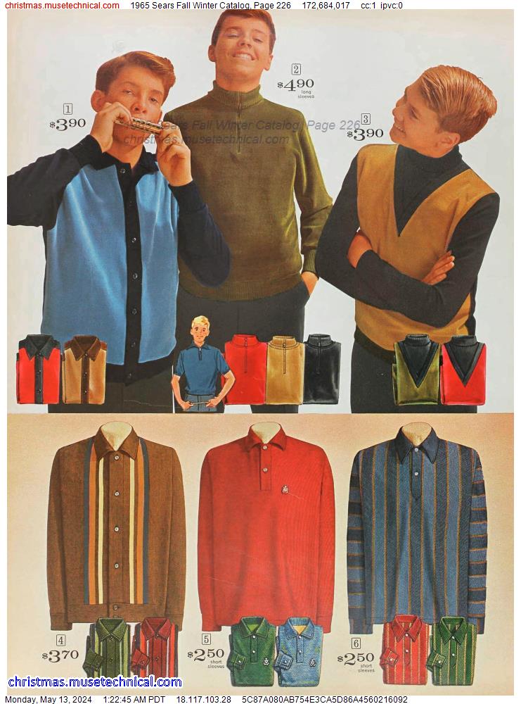 1965 Sears Fall Winter Catalog, Page 226