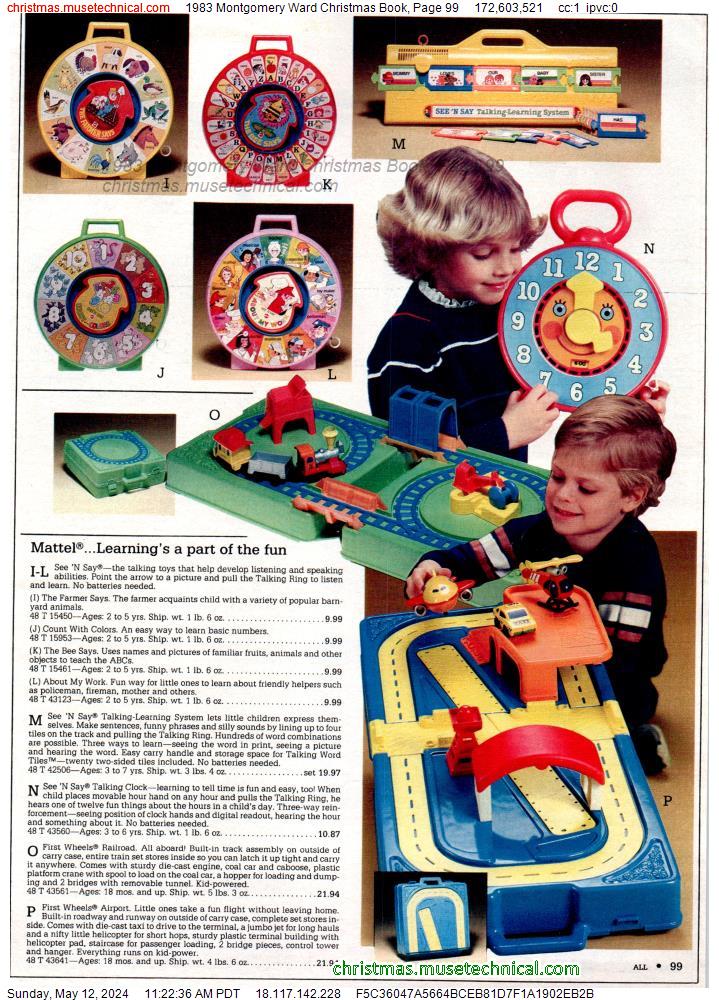 1983 Montgomery Ward Christmas Book, Page 99