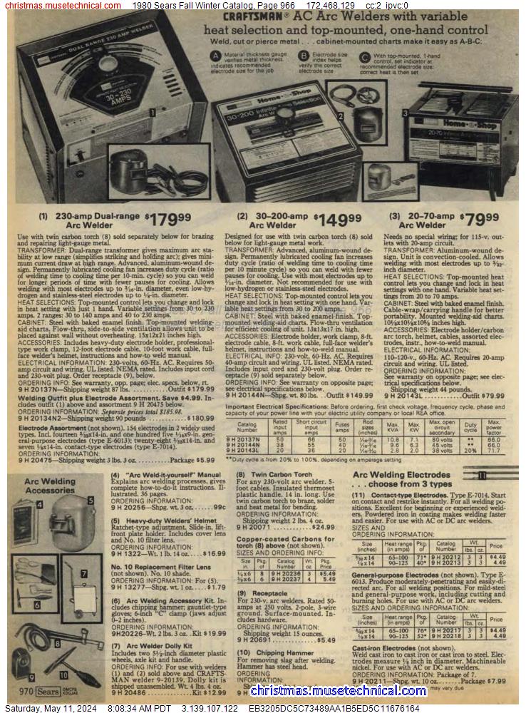 1980 Sears Fall Winter Catalog, Page 966