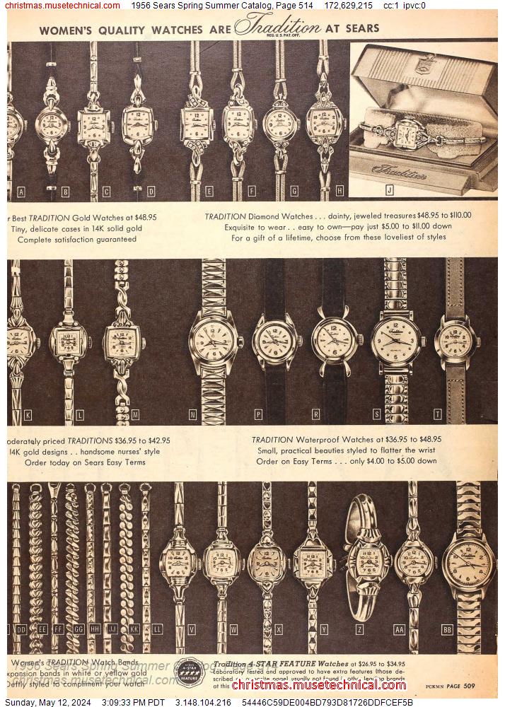 1956 Sears Spring Summer Catalog, Page 514