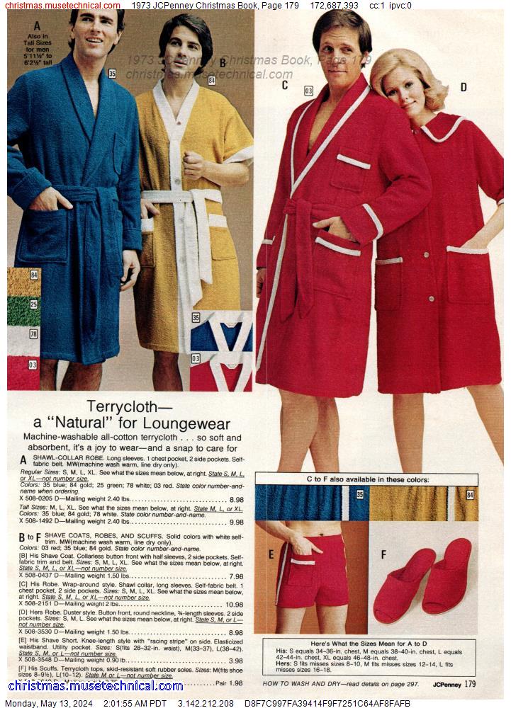 1973 JCPenney Christmas Book, Page 179