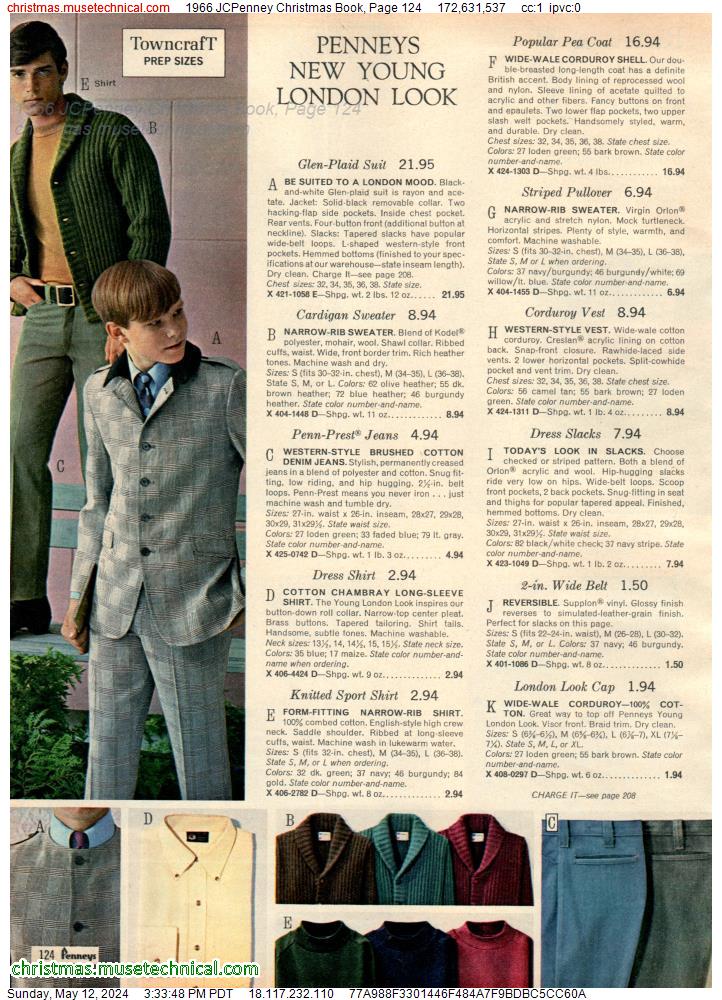 1966 JCPenney Christmas Book, Page 124