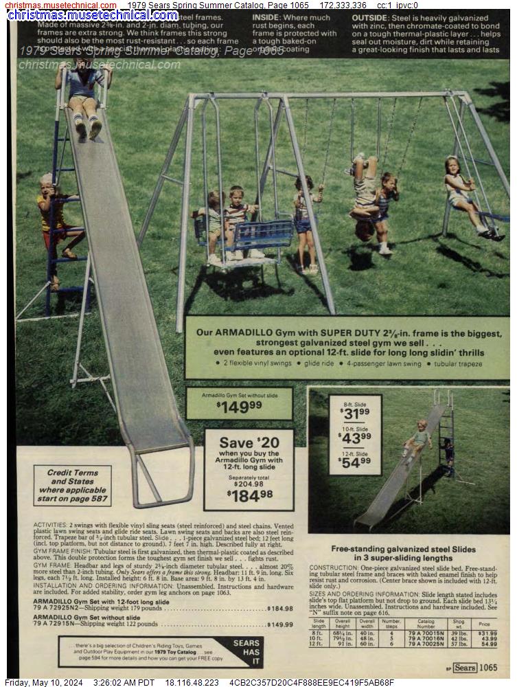 1979 Sears Spring Summer Catalog, Page 1065