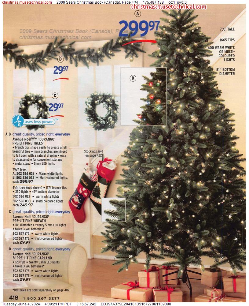 2009 Sears Christmas Book (Canada), Page 434