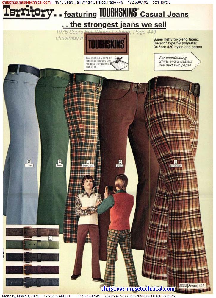 1975 Sears Fall Winter Catalog, Page 449