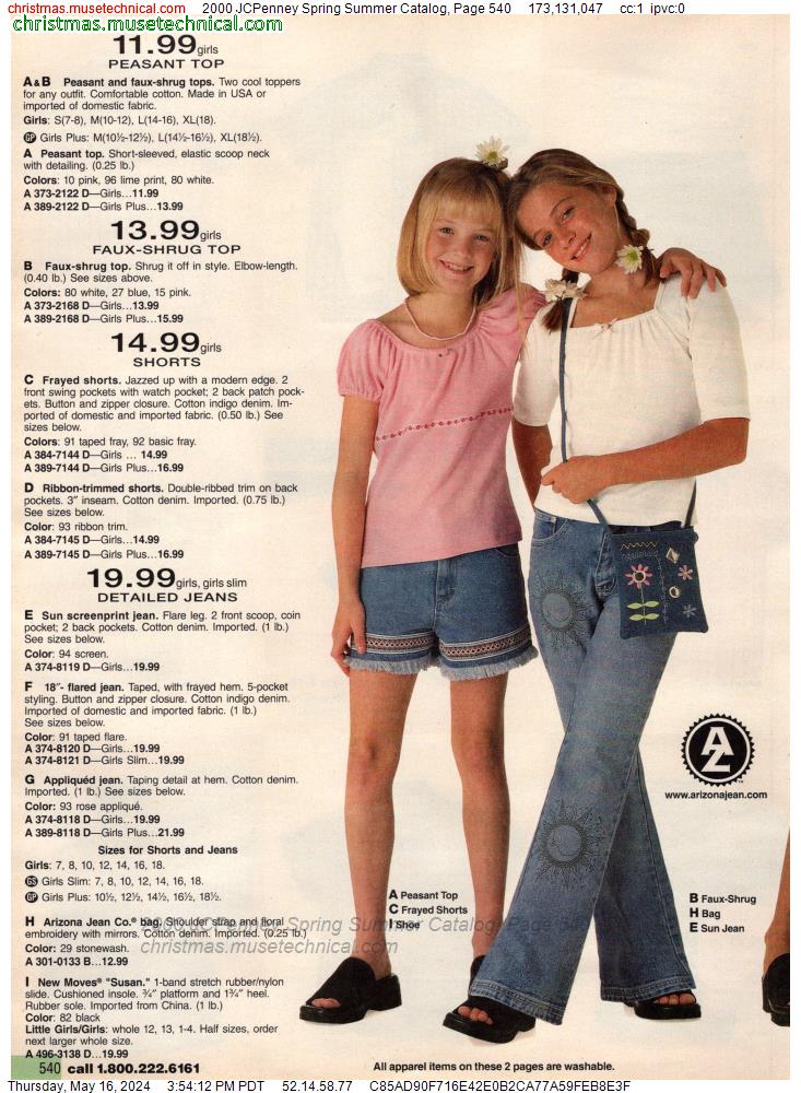 2000 JCPenney Spring Summer Catalog, Page 540