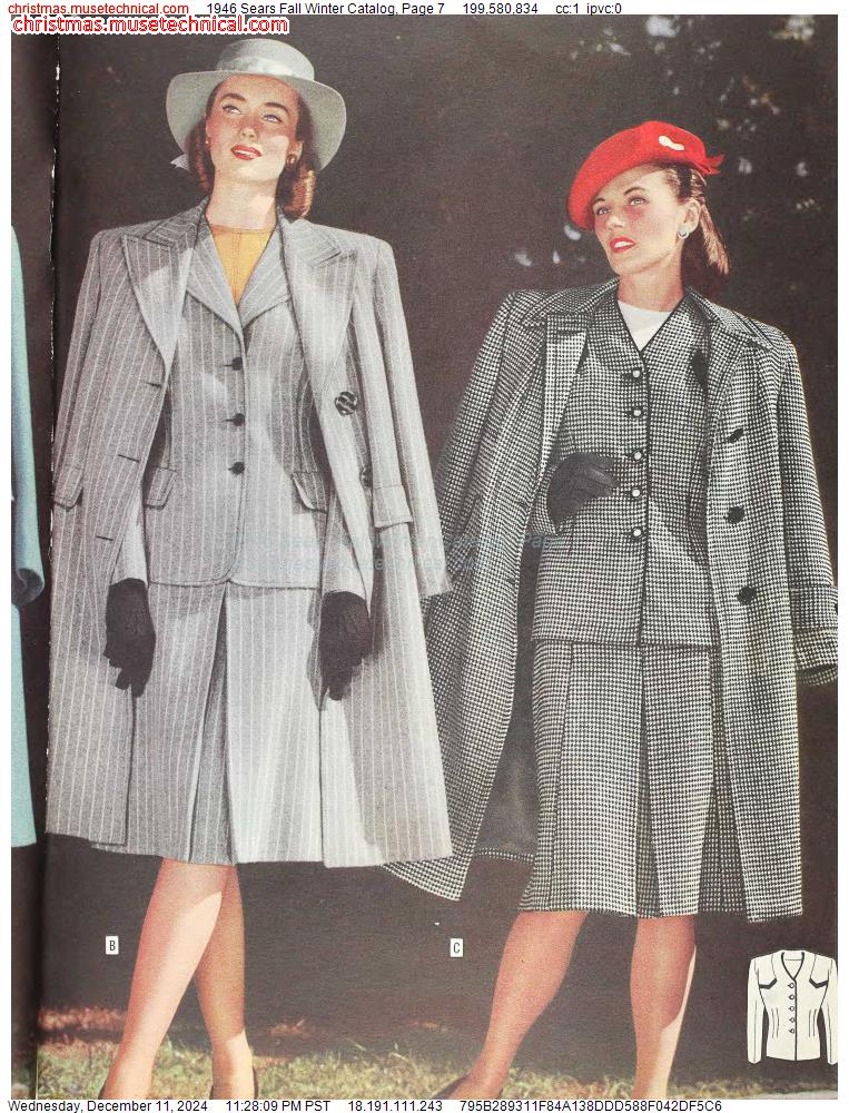 1946 Sears Fall Winter Catalog, Page 7