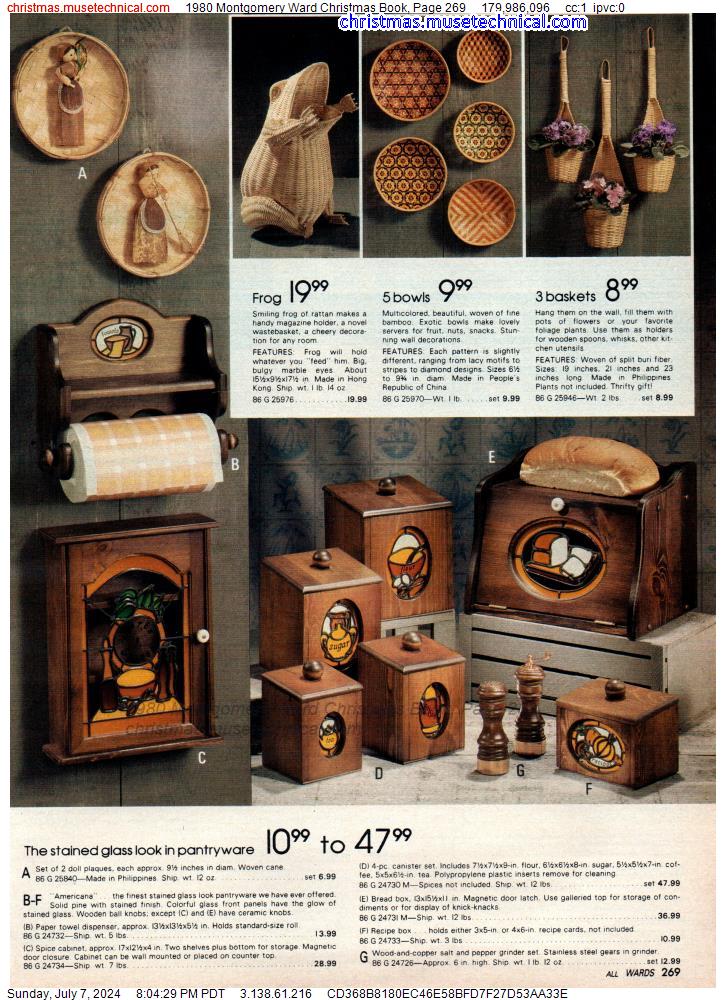 1980 Montgomery Ward Christmas Book, Page 269