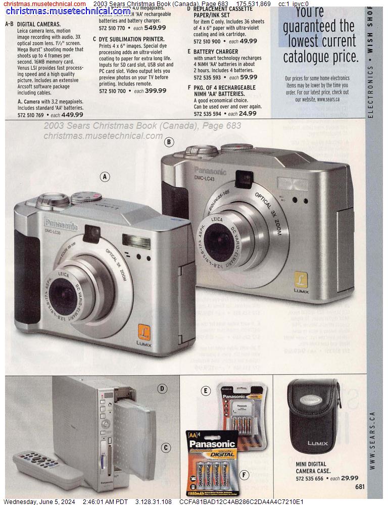 2003 Sears Christmas Book (Canada), Page 683