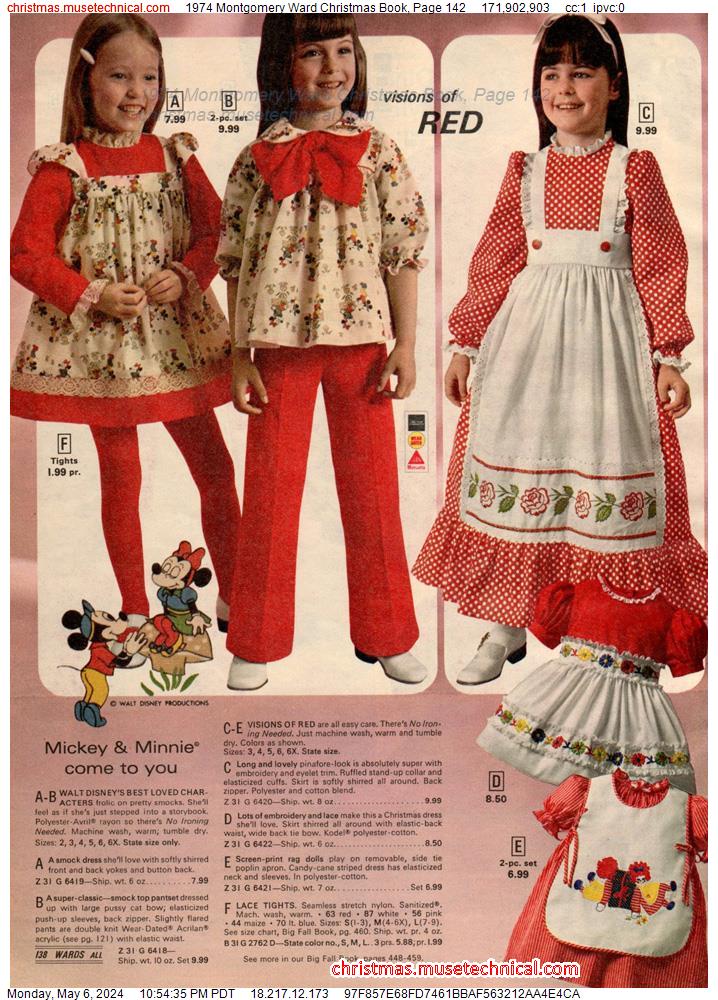 1974 Montgomery Ward Christmas Book, Page 142