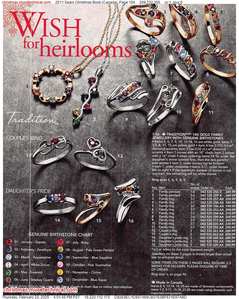 2011 Sears Christmas Book (Canada), Page 104