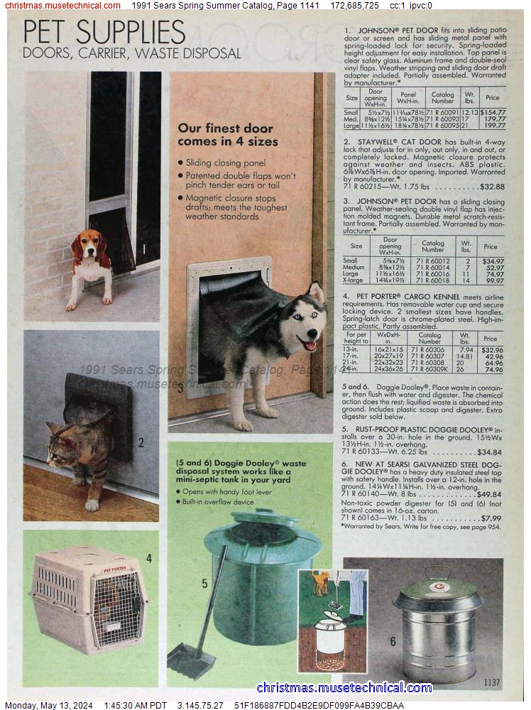 1991 Sears Spring Summer Catalog, Page 1141