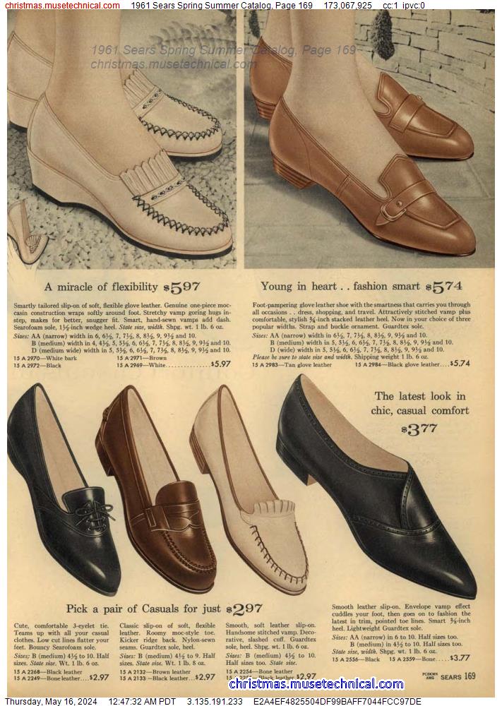 1961 Sears Spring Summer Catalog, Page 169