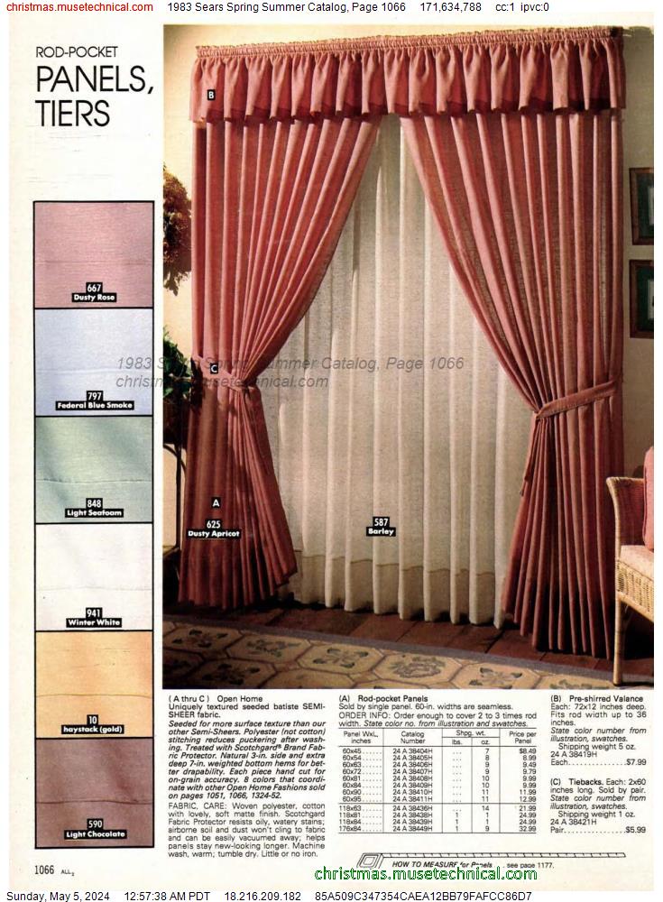 1983 Sears Spring Summer Catalog, Page 1066