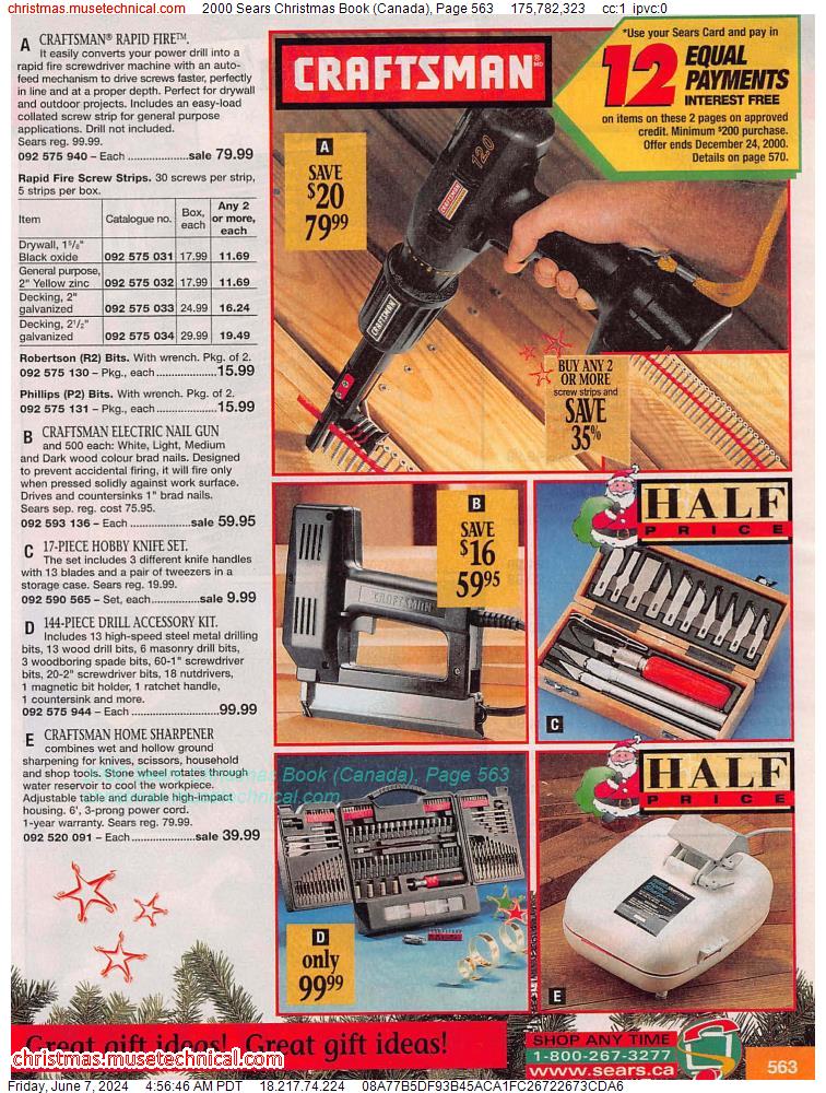 2000 Sears Christmas Book (Canada), Page 563