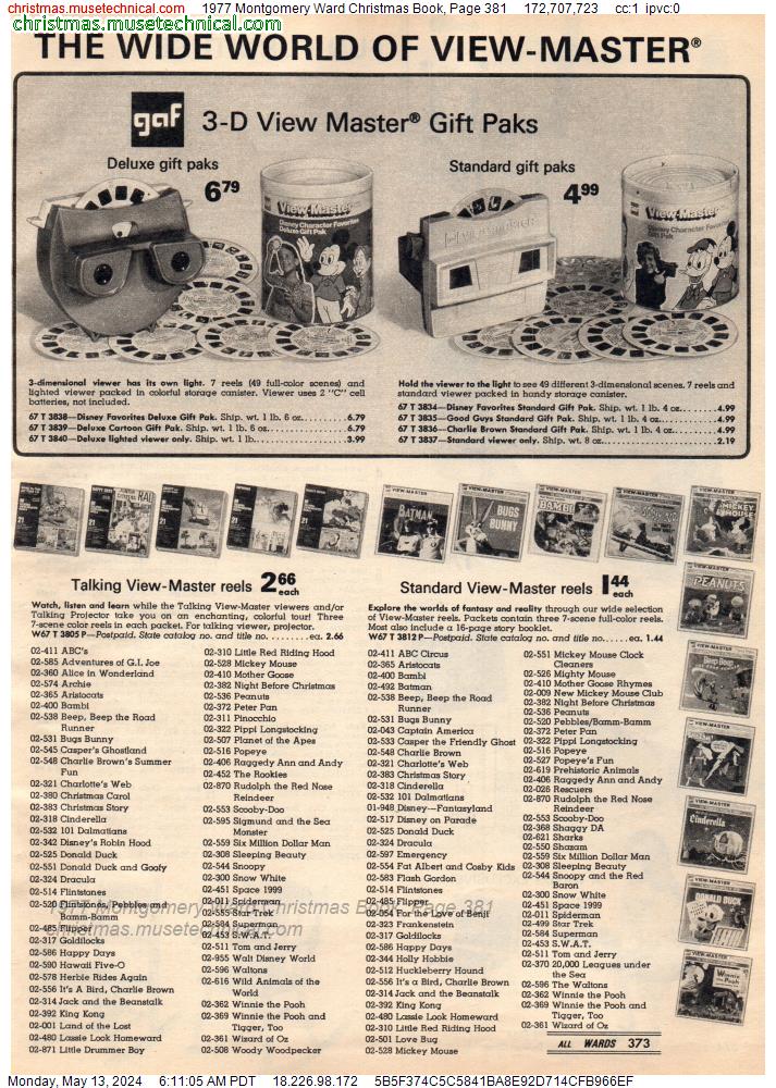 1977 Montgomery Ward Christmas Book, Page 381
