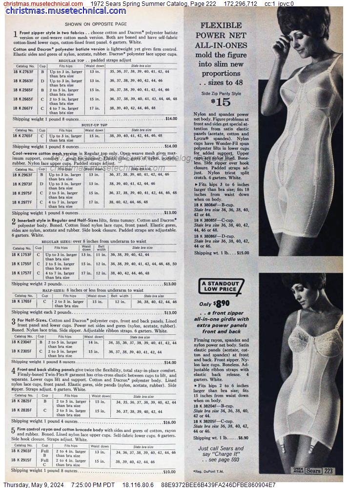 1972 Sears Spring Summer Catalog, Page 222