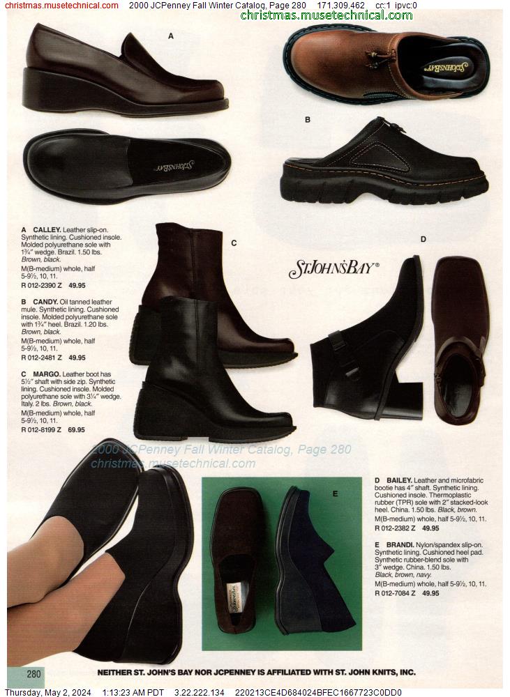 2000 JCPenney Fall Winter Catalog, Page 280