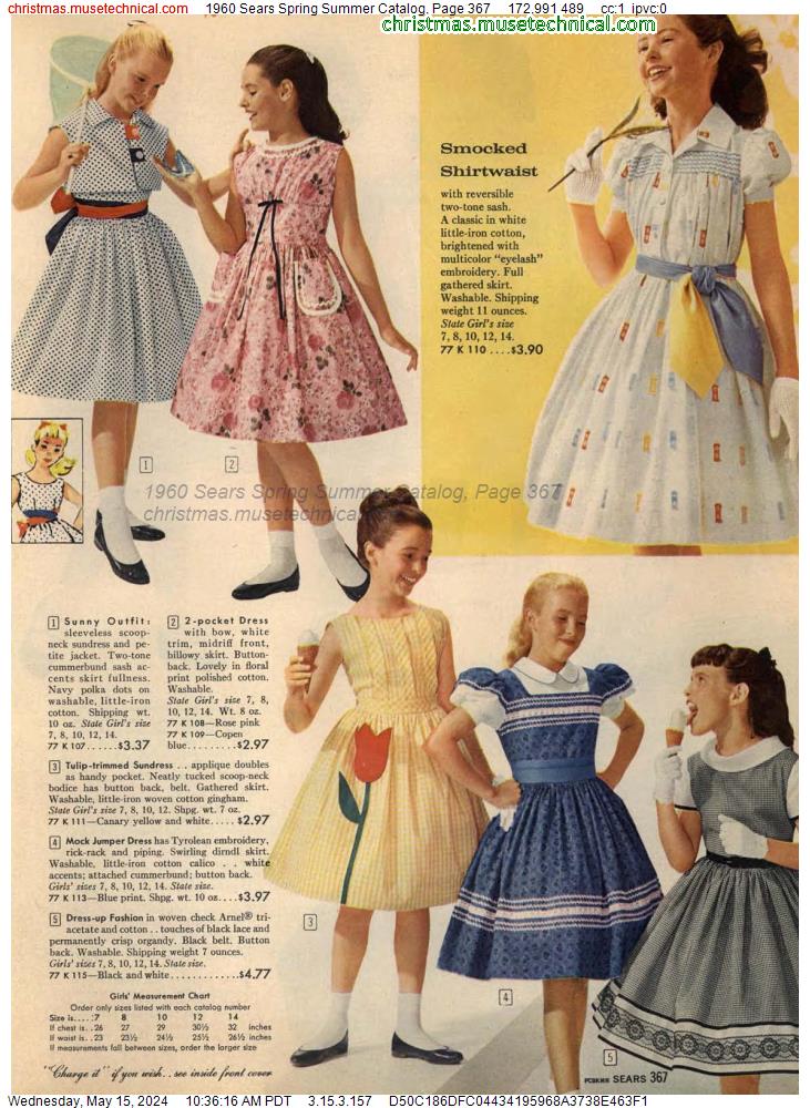 1960 Sears Spring Summer Catalog, Page 367