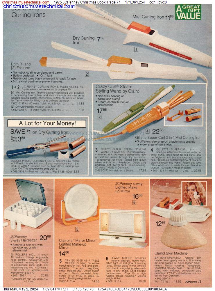 1975 JCPenney Christmas Book, Page 71