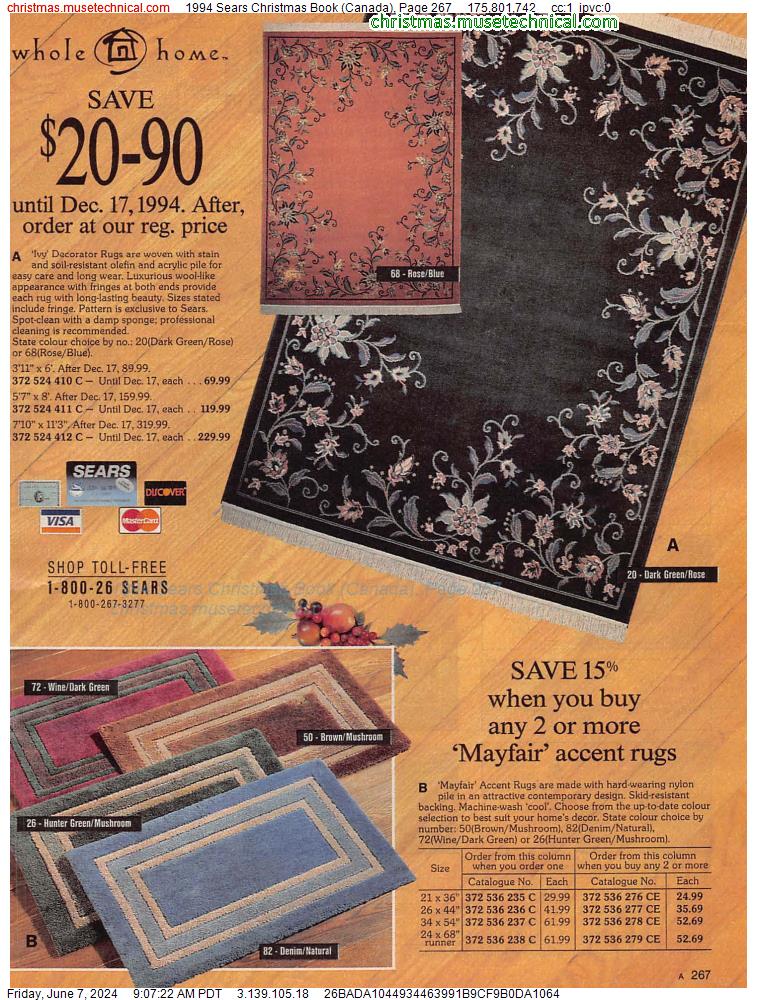 1994 Sears Christmas Book (Canada), Page 267