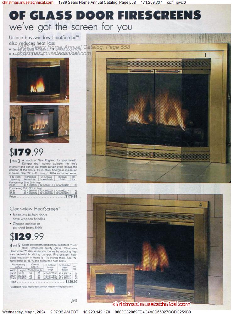 1989 Sears Home Annual Catalog, Page 558