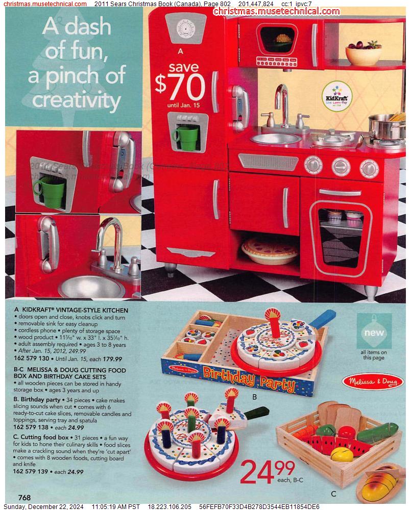 2011 Sears Christmas Book (Canada), Page 802