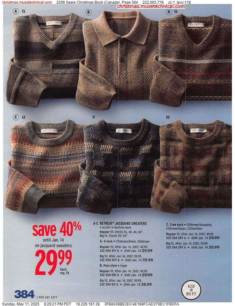 2006 Sears Christmas Book (Canada), Page 384