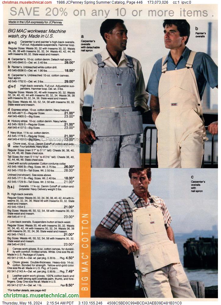1986 JCPenney Spring Summer Catalog, Page 446
