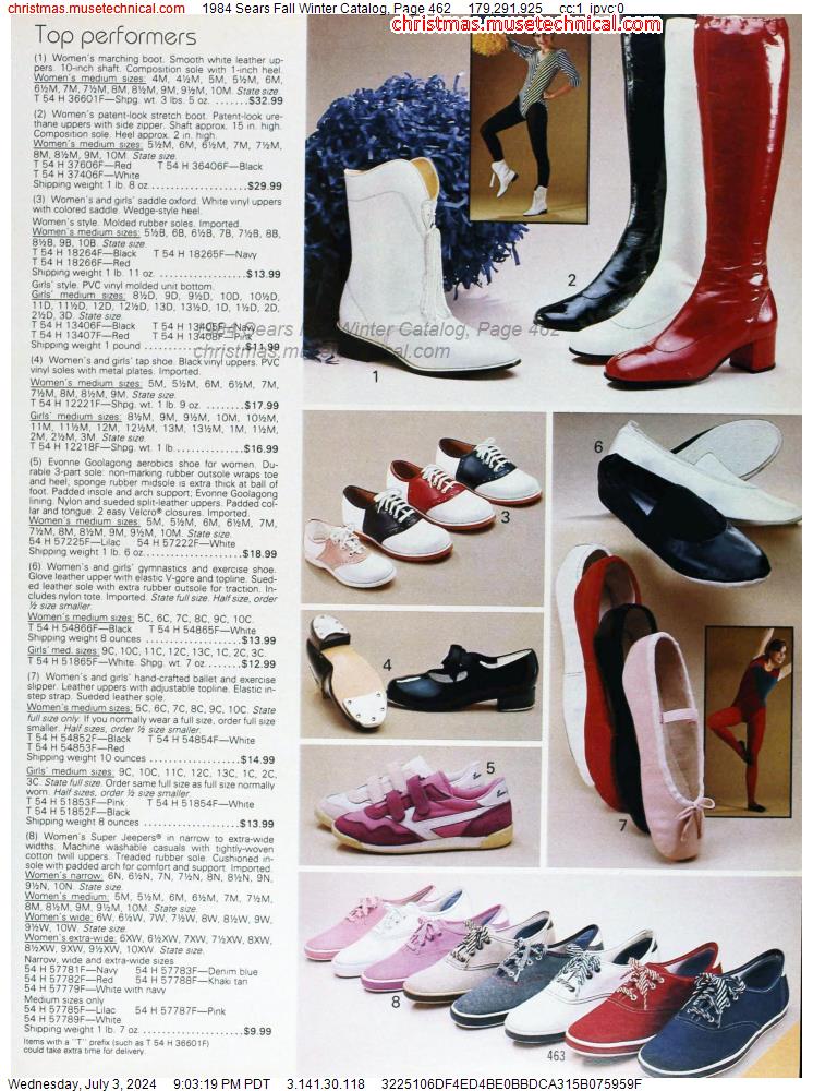 1984 Sears Fall Winter Catalog, Page 462