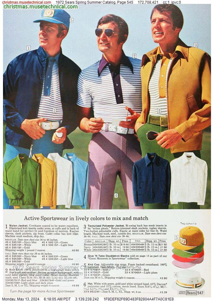 1972 Sears Spring Summer Catalog, Page 545