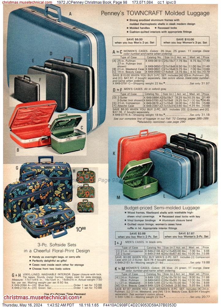 1972 JCPenney Christmas Book, Page 98