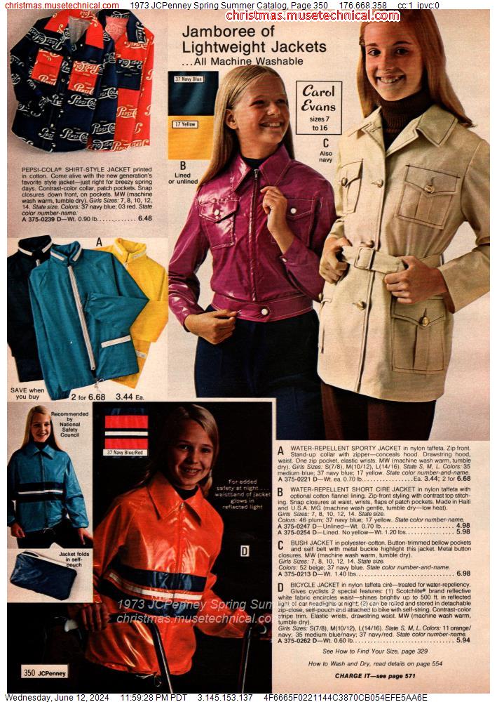 1973 JCPenney Spring Summer Catalog, Page 350