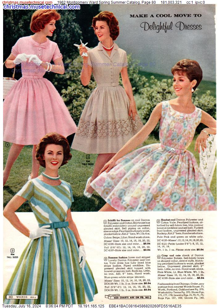 1962 Montgomery Ward Spring Summer Catalog, Page 80