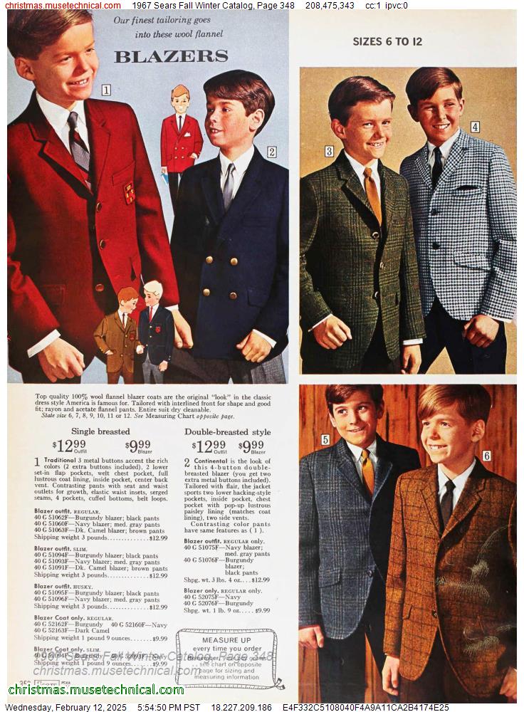 1967 Sears Fall Winter Catalog, Page 348