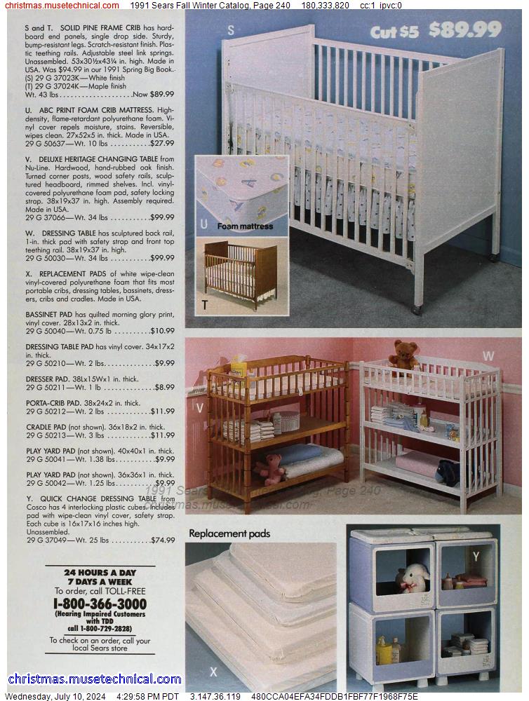 1991 Sears Fall Winter Catalog, Page 240
