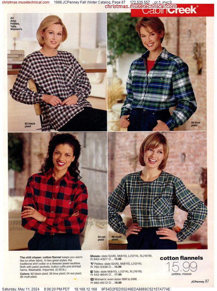 1996 JCPenney Fall Winter Catalog, Page 87