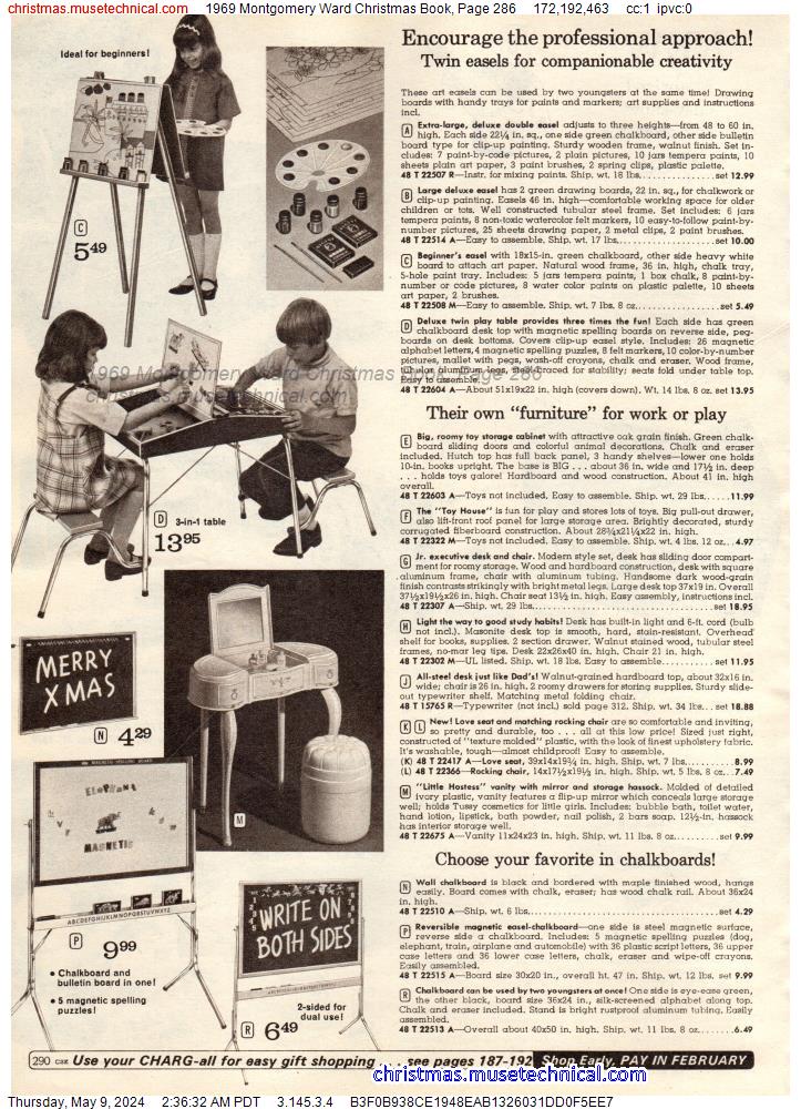 1969 Montgomery Ward Christmas Book, Page 286