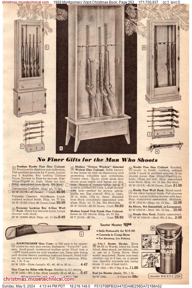 1959 Montgomery Ward Christmas Book, Page 263